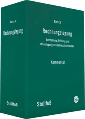 Kirsch |  Rechnungslegung, ohne Fortsetzungsbezug | Loseblattwerk |  Sack Fachmedien