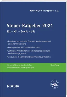 Henseler / Pinkos / Püschner | Steuer-Ratgeber 2021 | Buch | 978-3-08-327721-7 | www2.sack.de