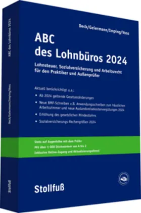 Imping / Geiermann / Deck | ABC des Lohnbüros 2024 | Medienkombination | 978-3-08-327824-5 | www2.sack.de