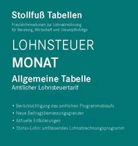 Tabelle, Lohnsteuer 2026 Monat | Buch | 978-3-08-332826-1 | www2.sack.de