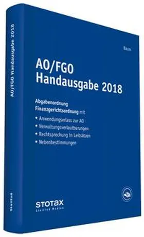 AO/FGO Handausgabe 2018 | Buch | 978-3-08-367518-1 | www2.sack.de