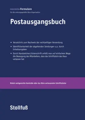  Postausgangsbuch | Buch |  Sack Fachmedien