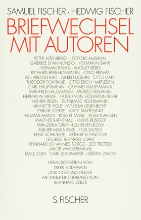 Fischer / Rodewald / Fiedler |  Briefwechsel mit Autoren | Buch |  Sack Fachmedien