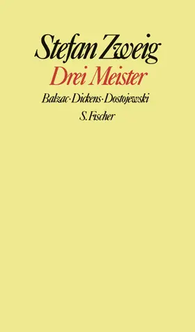 Zweig |  Drei Meister | Buch |  Sack Fachmedien