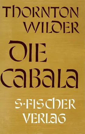 Wilder |  Die Cabala | eBook | Sack Fachmedien