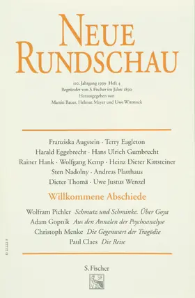  Neue Rundschau 1999/4 | Buch |  Sack Fachmedien