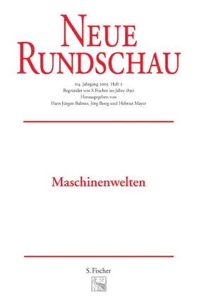 Balmes / Mayer |  Neue Rundschau 2003/2 | Buch |  Sack Fachmedien