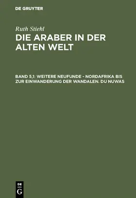  Weitere Neufunde - Nordafrika bis zur Einwanderung der Wandalen - Du Nuwas | Buch |  Sack Fachmedien