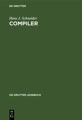 Schneider |  Compiler | Buch |  Sack Fachmedien