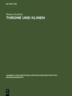 Kyrieleis | Throne und Klinen | Buch | 978-3-11-002573-6 | sack.de