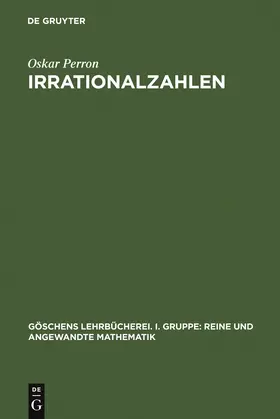 Perron |  Irrationalzahlen | Buch |  Sack Fachmedien