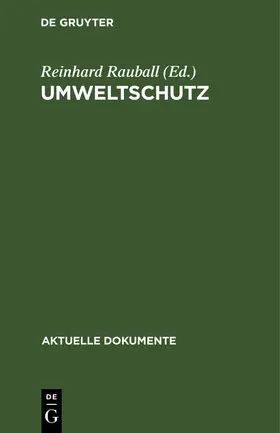 Rauball |  Umweltschutz | Buch |  Sack Fachmedien