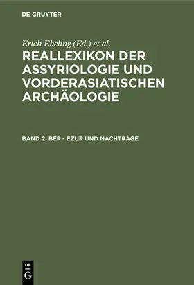 Greiner / Ebeling / Heigl |  Ber - Ezur und Nachträge | Buch |  Sack Fachmedien