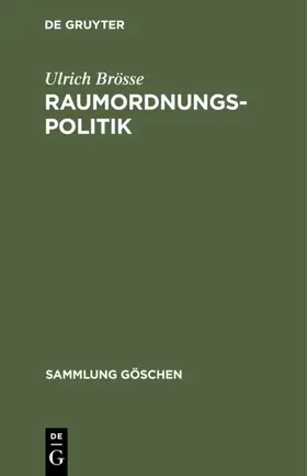 Brösse |  Raumordnungspolitik | Buch |  Sack Fachmedien