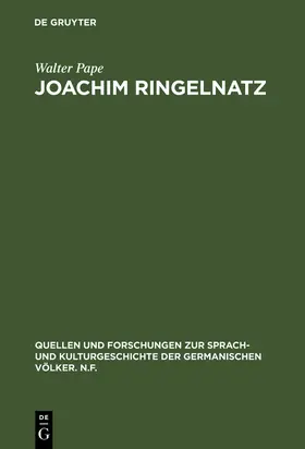 Pape |  Joachim Ringelnatz | Buch |  Sack Fachmedien