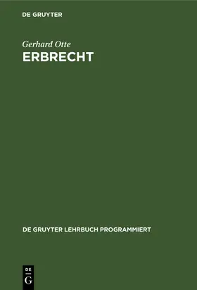 Otte |  Erbrecht | Buch |  Sack Fachmedien