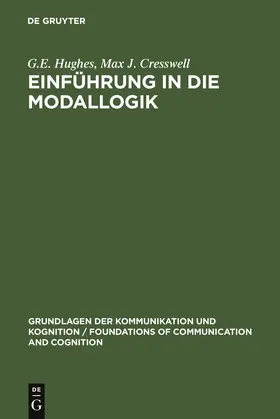 Cresswell / Hughes |  Einführung in die Modallogik | Buch |  Sack Fachmedien