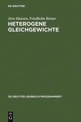 Beiner / Hansen |  Heterogene Gleichgewichte | Buch |  Sack Fachmedien