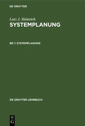 Heinrich | Systemplanung | Buch | 978-3-11-004864-3 | www2.sack.de