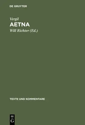 Vergil / Richter |  Aetna | Buch |  Sack Fachmedien