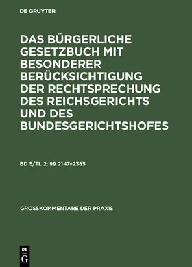  §§ 2147-2385 | Buch |  Sack Fachmedien