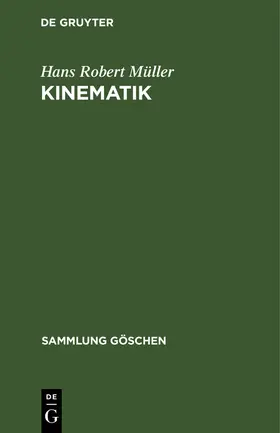 Müller | Kinematik | Buch | 978-3-11-006151-2 | sack.de