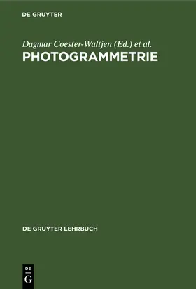 Coester-Waltjen / Erichsen / Geppert |  Photogrammetrie | Buch |  Sack Fachmedien