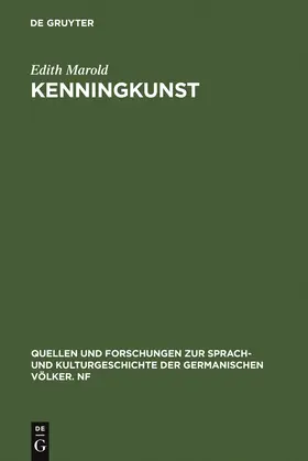 Marold |  Kenningkunst | Buch |  Sack Fachmedien