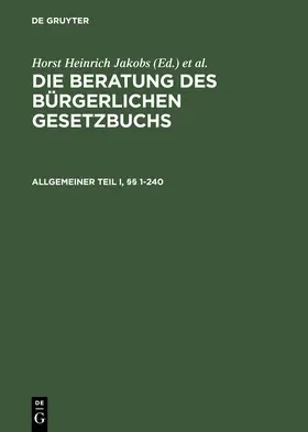 Schubert / Jakobs |  Allgemeiner Teil I und II, §§ 1-240 | Buch |  Sack Fachmedien