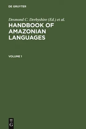 Pullum / Derbyshire |  HANDBOOK AMAZONIAN LANGUAGES | Buch |  Sack Fachmedien