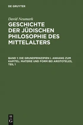 Neumark |  Geschichte der jüdischen Philosophie des Mittelalters | Buch |  Sack Fachmedien