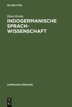 Krahe |  Indogermanische Sprachwissenschaft | Buch |  Sack Fachmedien
