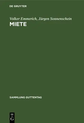 Sonnenschein / Emmerich |  Miete | Buch |  Sack Fachmedien