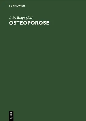 Ringe |  Osteoporose | Buch |  Sack Fachmedien