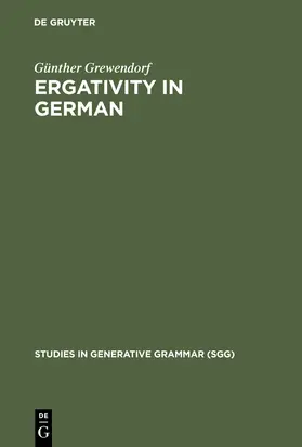 Grewendorf |  Ergativity in German | Buch |  Sack Fachmedien