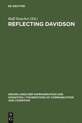 Stoecker |  Reflecting Davidson | Buch |  Sack Fachmedien