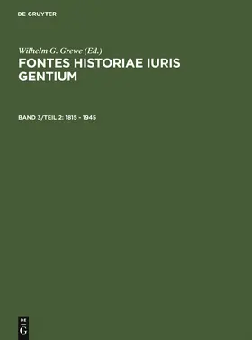 Grewe |  1815 - 1945 | Buch |  Sack Fachmedien