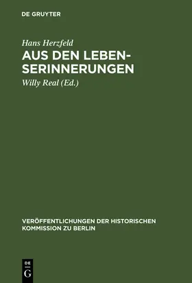 Herzfeld / Real |  Aus den Lebenserinnerungen | Buch |  Sack Fachmedien