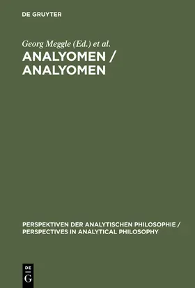 Wessels / Meggle |  Analyomen / Analyomen | Buch |  Sack Fachmedien