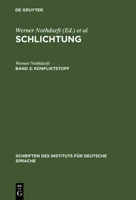 Nothdurft |  Konfliktstoff | Buch |  Sack Fachmedien