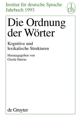 Harras |  Die Ordnung der Wörter | Buch |  Sack Fachmedien