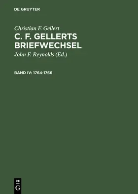 Gellert / Reynolds |  1764-1766 | Buch |  Sack Fachmedien