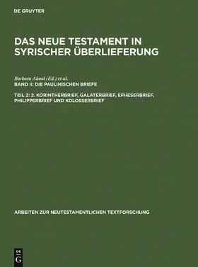 Juckel / Aland |  2. Korintherbrief, Galaterbrief, Epheserbrief, Philipperbrief und Kolosserbrief | Buch |  Sack Fachmedien