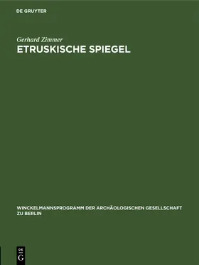Zimmer | Etruskische Spiegel | Buch | 978-3-11-014949-4 | www2.sack.de