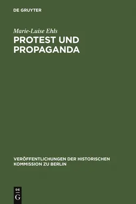 Ehls |  Protest und Propaganda | Buch |  Sack Fachmedien