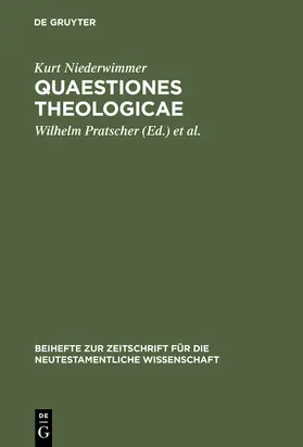 Niederwimmer / Öhler / Pratscher |  Quaestiones theologicae | Buch |  Sack Fachmedien