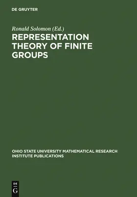 Solomon | Representation Theory of Finite Groups | Buch | 978-3-11-015806-9 | sack.de