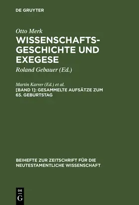 Meiser / Karrer |  Gesammelte Aufsätze zum 65. Geburtstag | Buch |  Sack Fachmedien