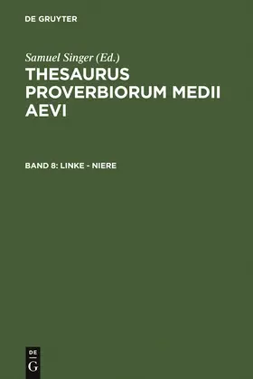 Singer |  Linke - Niere | Buch |  Sack Fachmedien