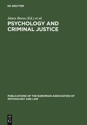 Boros / Szegedi / Münnich |  Psychology and Criminal Justice | Buch |  Sack Fachmedien